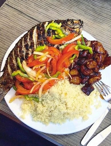 Attieke+alloco+poisson frit (grand)