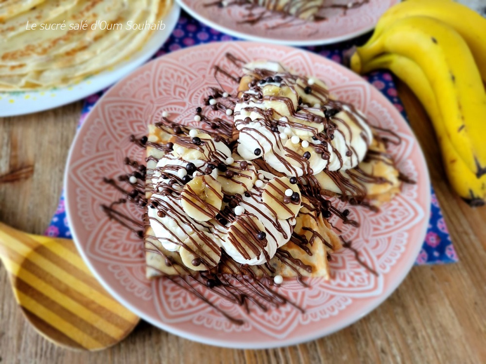 Nutella banane chantilly