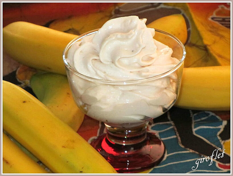 Nature banane Chantilly