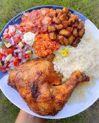 Attieke+alloco+choukouya poulet  (grand)